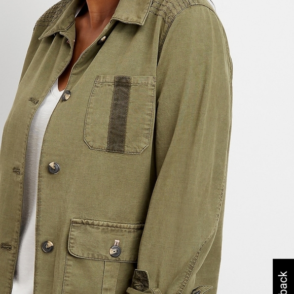 Maurices Cropped Utility Jacket - Picture 3 of 3